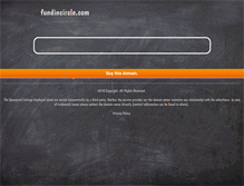 Tablet Screenshot of fundincircle.com